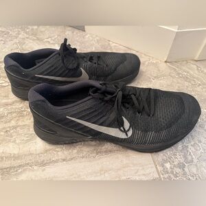 Nike Metcon DSX Flyknit Size 14 Men's Black Training Athletic Shoes
